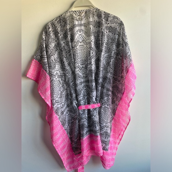 YUMI KIM|| Bejeweled kaftan coverup with a Aztec design detail Size X/S - Picture 7 of 10